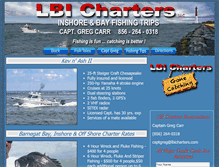 Tablet Screenshot of lbicharters.com